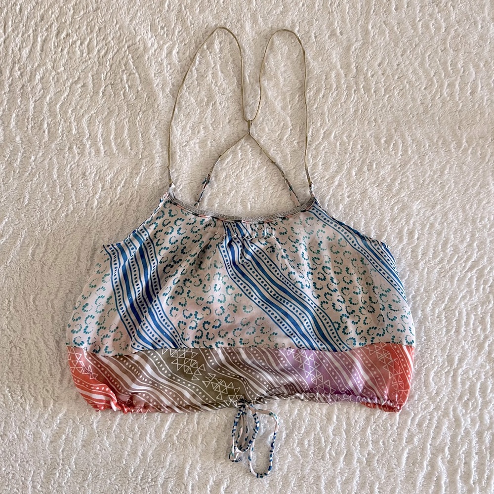 American Eagle Cropped Multicoloured Top, Women’s Size M/L